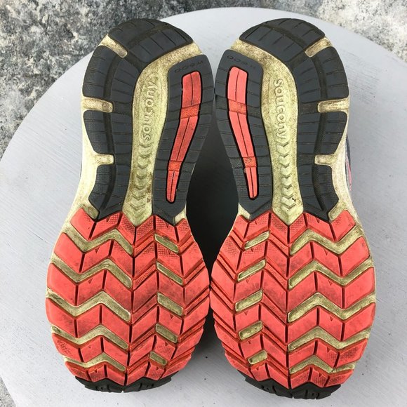 Saucony Women's Size 8 Grid Cohesion 10 Grey Pink Running Sneakers S15333-17 - Picture 10 of 13